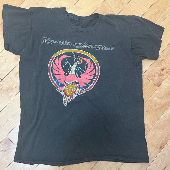 VINTAGE Rossington Collins Band Original Concert Large T-shirt 1980 Debut Tour - Picture 4 of 8